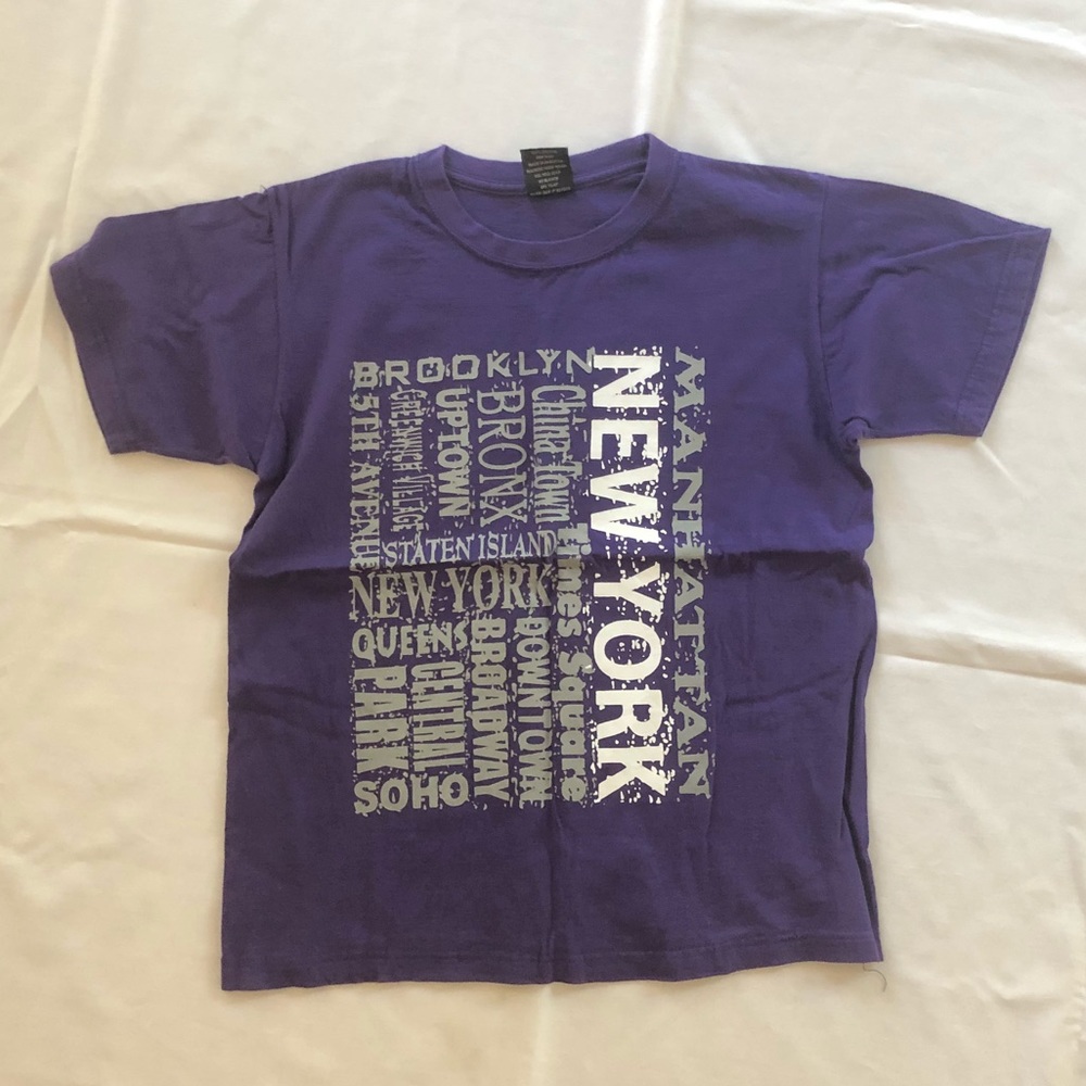 New York Shirt Decorated with NY Neighborhoods
